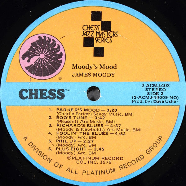 James Moody : Moody's Mood (2xLP, Comp, RP)