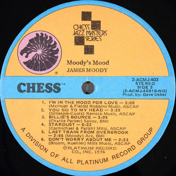James Moody : Moody's Mood (2xLP, Comp, RP)