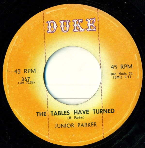 Little Junior Parker : Yonders Wall / The Tables Have Turned (7")