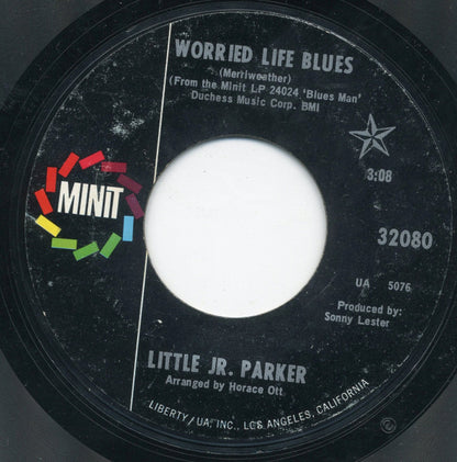 Little Junior Parker : Let The Good Times Roll / Worried Life Blues (7", Single, Styrene)