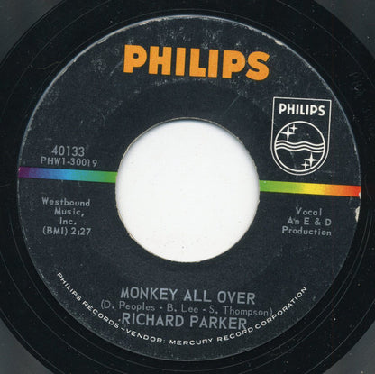 Richard Parker : Monkey All Over (7", Styrene)