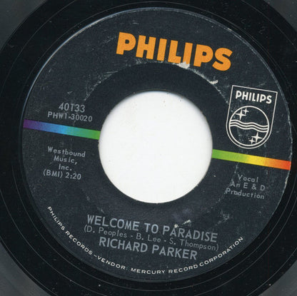 Richard Parker : Monkey All Over (7", Styrene)