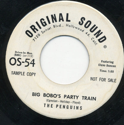 The Penguins : Heavenly Angel / Big Bobo's Party Train (7", Single, Promo)