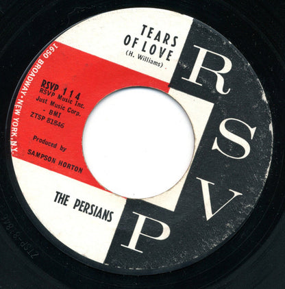 The Persians (5) : Dance Now / Tears Of Love (7", Single, Styrene)