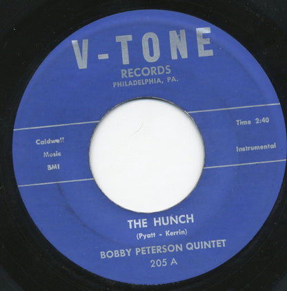 Bobby Peterson Quintet : The Hunch / Love You Pretty Baby (7", Single)