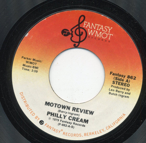 Philly Cream (2) : Motown Review / Join The Army (7", Single, Styrene)