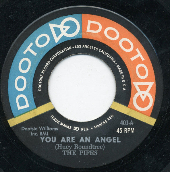 The Pipes : You Are An Angel / I Love The Life I Live (7", Single, RE)