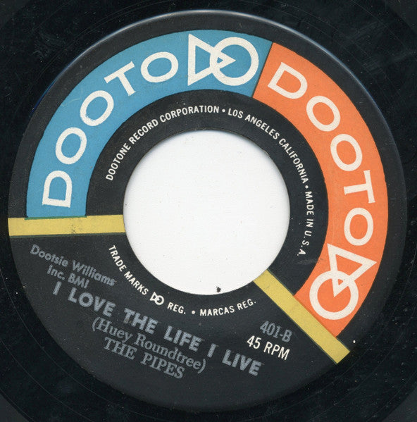 The Pipes : You Are An Angel / I Love The Life I Live (7", Single, RE)