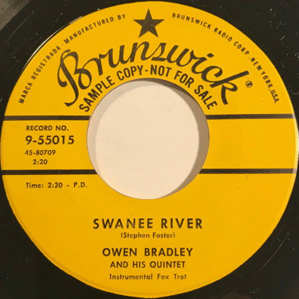 Owen Bradley And His Quintet : Rose of the Rio Grande (7", Promo)