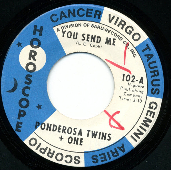 Ponderosa Twins + One : You Send Me (7", Single)