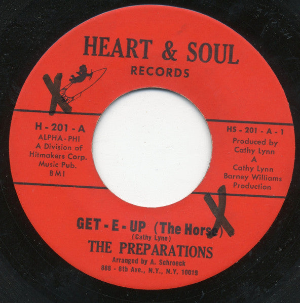 The Preparations : Get-E-Up (The Horse) (7", Single)