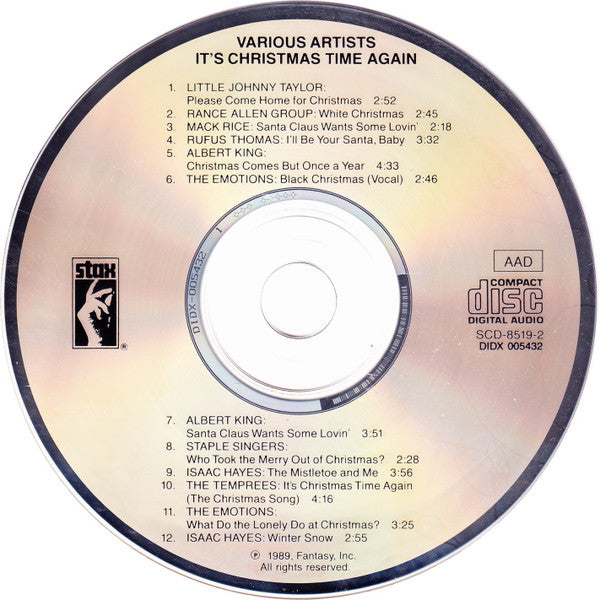 Various : It's Christmas Time Again (CD, Album, Comp)