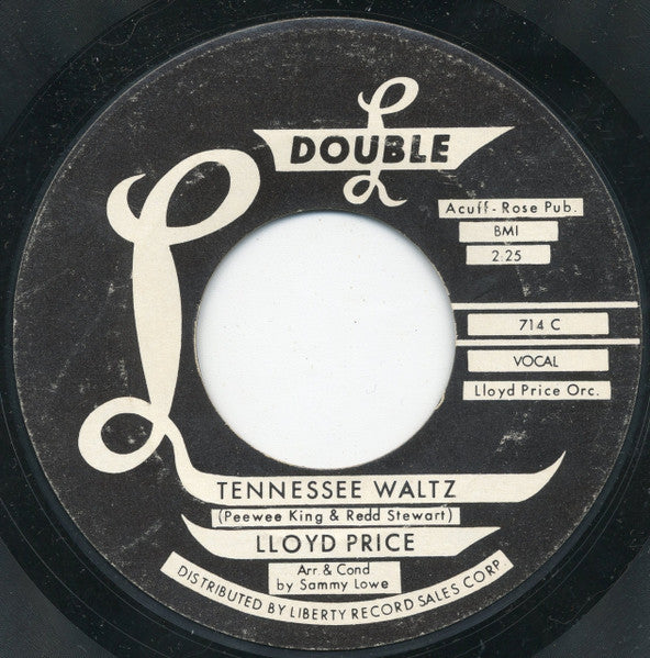 Lloyd Price : Pistol Packin' Mama / Tennessee Waltz (7", Single, Styrene)