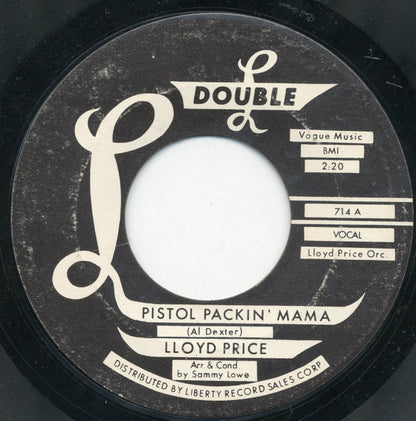 Lloyd Price : Pistol Packin' Mama / Tennessee Waltz (7", Single, Styrene)