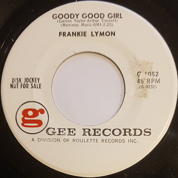 Frankie Lymon : Goody Good Girl (7", Promo)