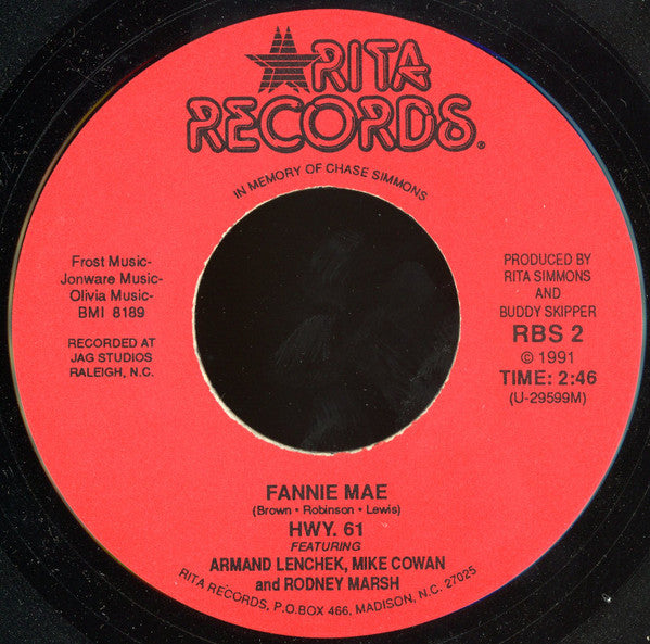 Buddy Skipper (2) With Highway 61 : Fannie Mae (7")
