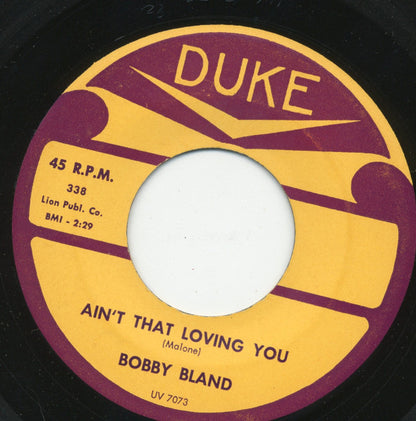 Bobby Bland : Jelly, Jelly, Jelly / Ain't That Loving You (7", Single)