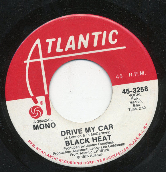 Black Heat : Drive My Car (7", Promo, PL)