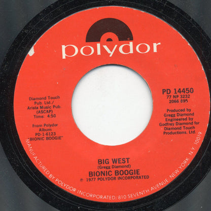 Bionic Boogie : Risky Changes (7", Single, Styrene)