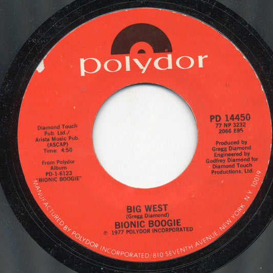Bionic Boogie : Risky Changes (7", Single, Styrene)