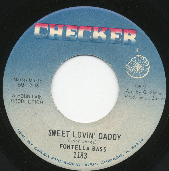 Fontella Bass : Lucky In Love / Sweet Lovin' Daddy (7", Single)