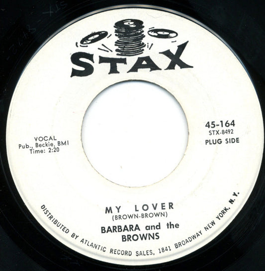 Barbara & The Browns : My Lover / I  Don't Want Trouble (7", Single, Promo)