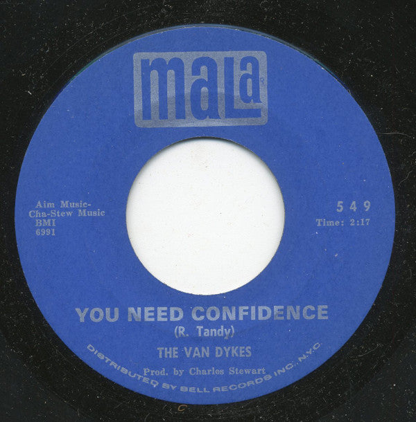 The Van Dykes : You Need Confidence / You're Shakin' Me Up (7", Single, Mono)