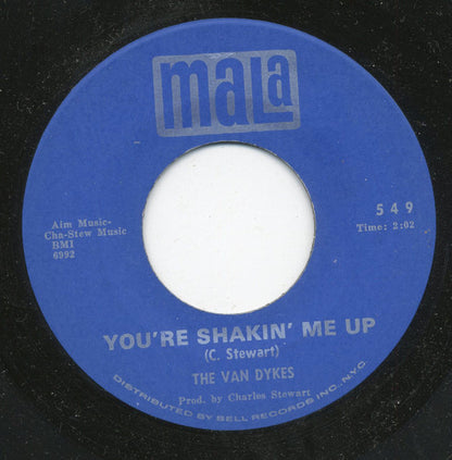 The Van Dykes : You Need Confidence / You're Shakin' Me Up (7", Single, Mono)