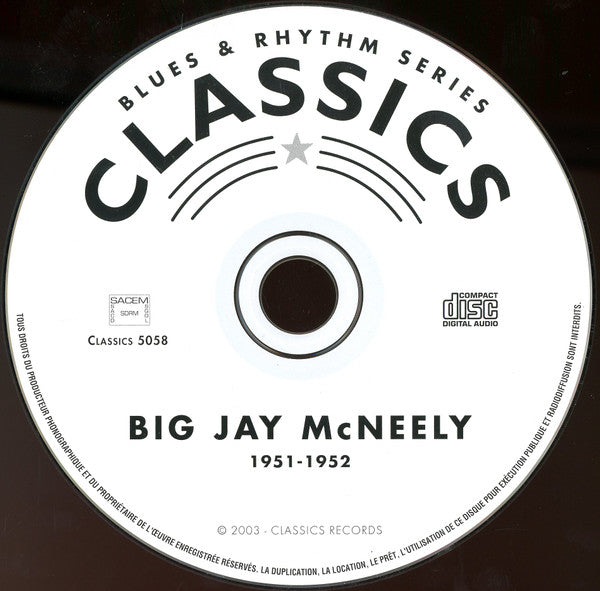 Big Jay McNeely : The Chronological Big Jay McNeely 1951-1952 (CD, Comp)