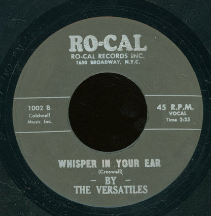 The Versatiles (6) : Lundee Dundee / Whisper In Your Ear (7", Unofficial)