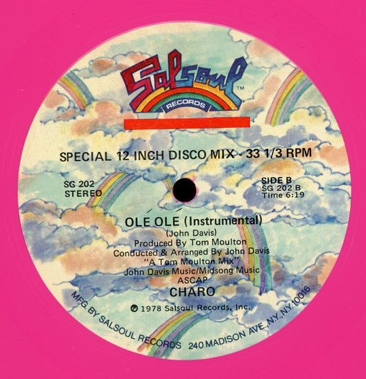 Charo : Olé Olé (12", Single, Ltd, Pin)