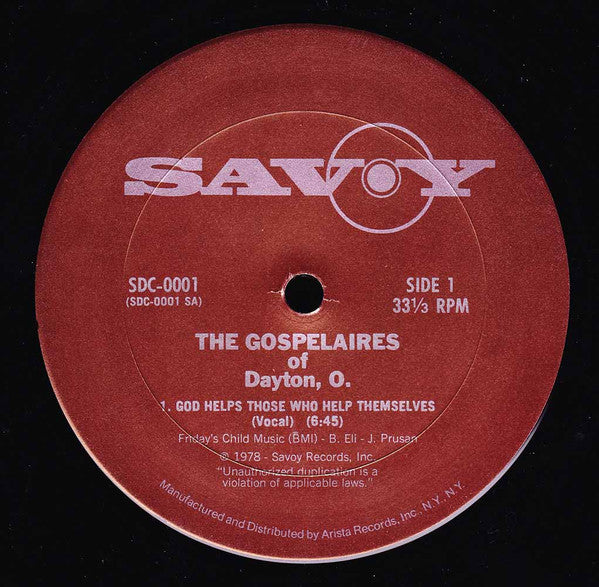 The Gospelaires : God Helps Those Who Help Themselves (12")