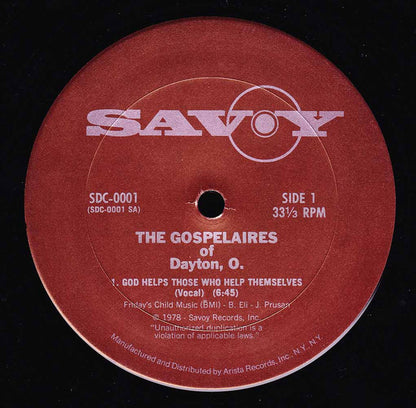 The Gospelaires : God Helps Those Who Help Themselves (12")