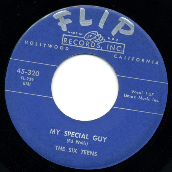 The Six Teens : Only Jim / My Special Guy (7", Single, Mon)