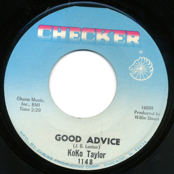 Koko Taylor : Good Advice / Tell Me The Truth (7", Single)