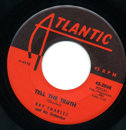 Ray Charles And His Orchestra : Tell The Truth (7", Single)