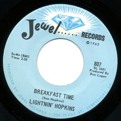 Lightnin' Hopkins : Play With Your Poodle (7", Single)