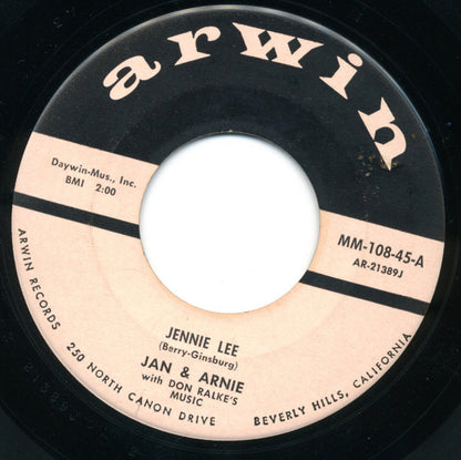 Jan & Arnie : Jennie Lee (7", Single)