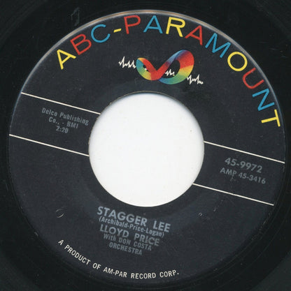 Lloyd Price With Don Costa Orchestra : Stagger Lee (7", Single)