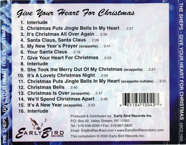 The Sheps : Give Your Heart For Christmas (CD, Album)