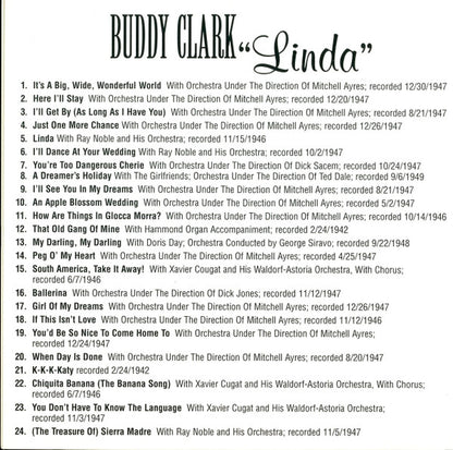 Buddy Clark (3) : Linda (CD, Comp)