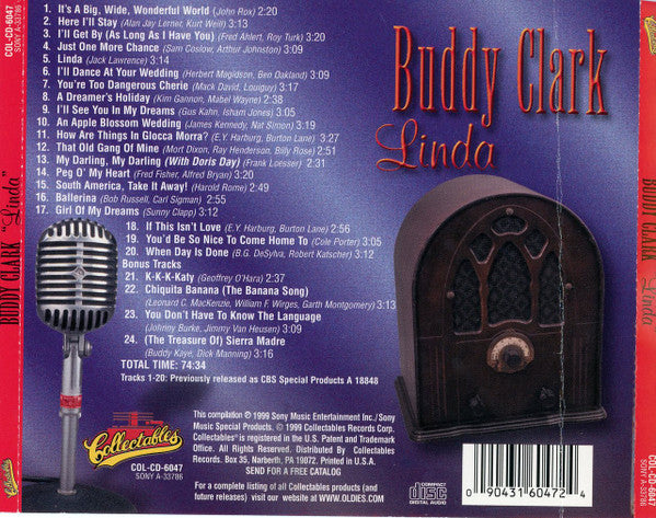 Buddy Clark (3) : Linda (CD, Comp)