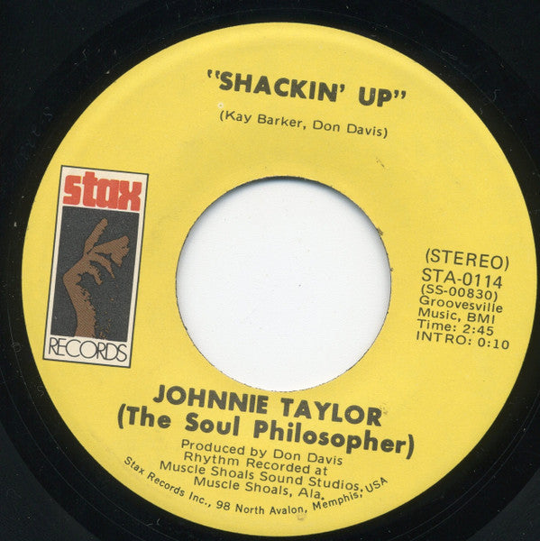Johnnie Taylor : Standing In For Jody (7", Single, Son)