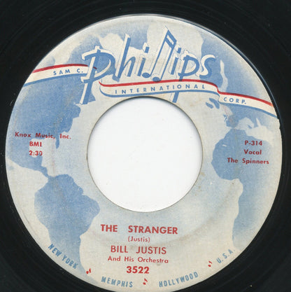 The Bill Justis Orchestra : College Man / The Stranger (7", Single)