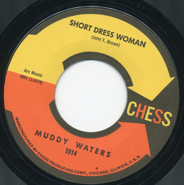 Muddy Waters : Short Dress Woman (7", Single, Styrene)