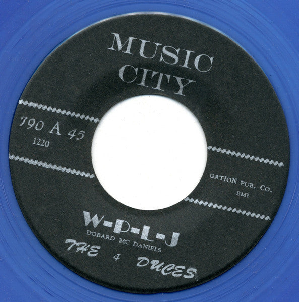 The Four Deuces : W-P-L-J / Down It Went (7", Unofficial, Blu)