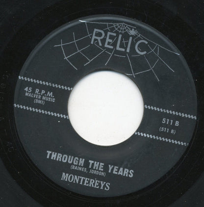 The Montereys (4) : Dearest One / Through the Years (7", Single, RE)
