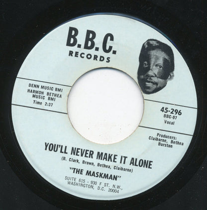 The Maskman : You'll Never Make It Alone / Over The Hill Gang (7", Single)