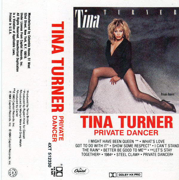 Tina Turner : Private Dancer (Cass, Album, Club, Bei)