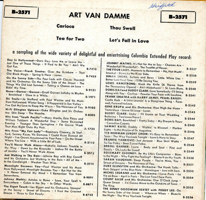 The Art Van Damme Quintet : Art Van Damme (7", EP, Styrene)